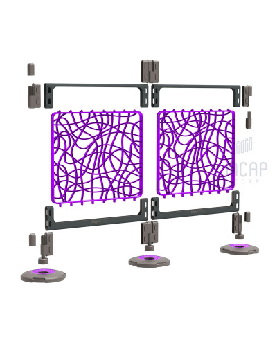 Skipper S4 Cafe Barrier | Lila | Modulares System kaufen