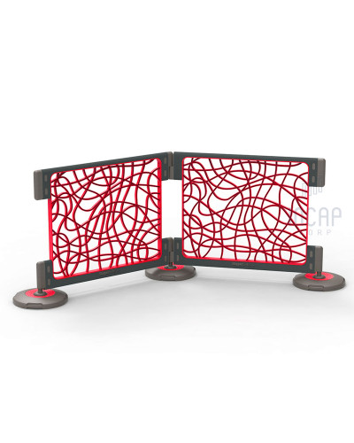 Skipper S4 Cafe Barrier | Rot | Modulares System kaufen