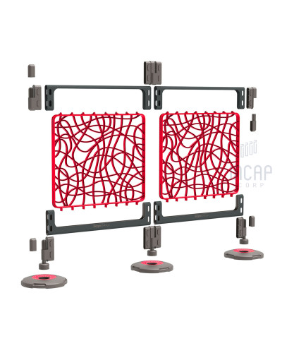 Skipper S4 Cafe Barrier | Rot | Modulares System kaufen