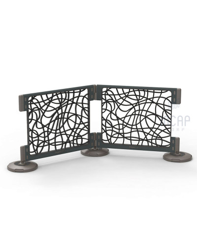Skipper S4 Cafe Barrier | Silber | Modulares System kaufen