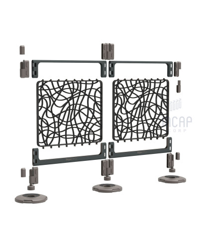 Skipper S4 Cafe Barrier | Silber | Modulares System kaufen