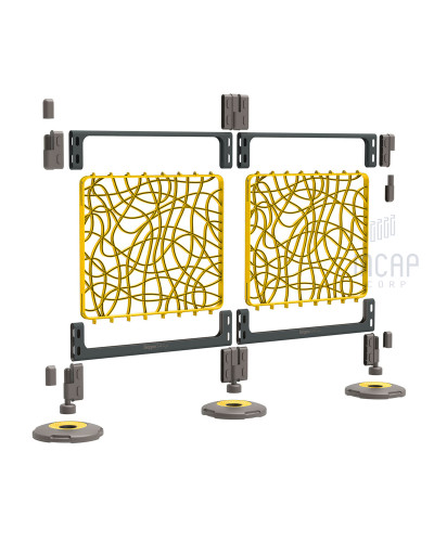 Skipper S4 Cafe Barrier | Gelb | Modulares System kaufen