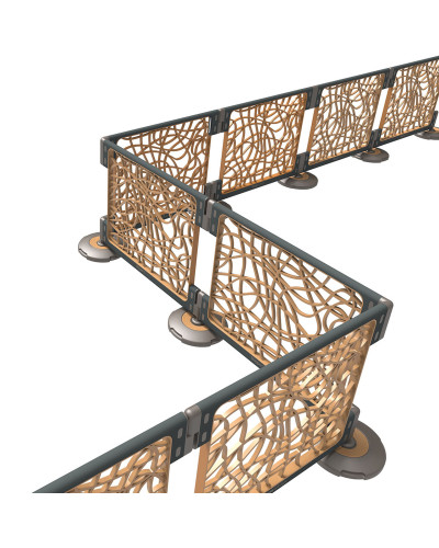 Skipper S4 Cafe Barrier | Bronze | Modulares System kaufen