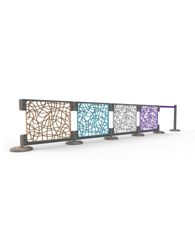 Skipper S4 Cafe Barrier | Individuelle Farbauswahl | Modulares Personenleitsystem kaufen