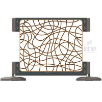 Skipper S4 Cafe Barrier | Bronze | Modulares System | Polypropylen