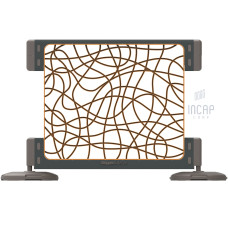 Skipper S4 Cafe Barrier | Bronze | Modulares System | Polypropylen