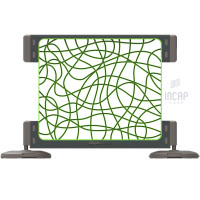 Skipper S4life Barrier | Green | Modular system | Polypropylene