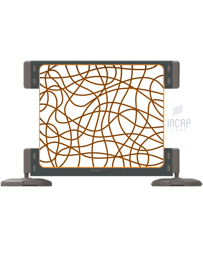 Skipper S4 Cafe Barrier | Orange | Modulares System kaufen