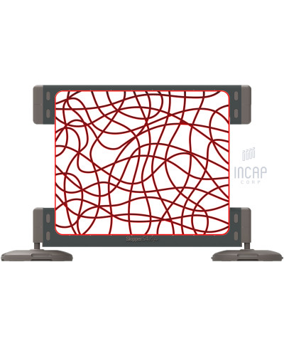 Skipper S4 Cafe Barrier | Rot | Modulares System kaufen