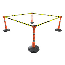 Skipper 36m Gurtabsperrung Set (KIT05) | Orange | Schwarz-Gelb