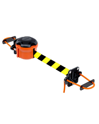 Gurtbandkassetten-Set Skipper XS 9m mit Riemen-Halterung (KIT08) | Orange | Gelb-Schwarz