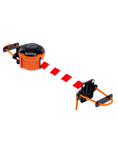 Gurtbandkassetten-Set Skipper XS 9m mit Riemen-Halterung (KIT08) | Orange | Rot-Weiß