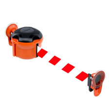 Skipper XS 9m Set zur Glasmontage mit Saug-Halterung (KIT09) | Orange | Rot-Weiß