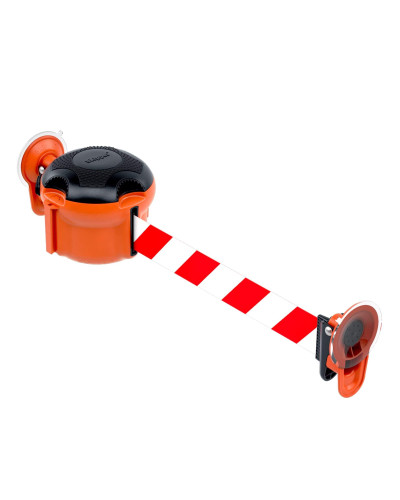 Skipper XS 9m Set zur Glasmontage mit Saug-Halterung & Empfänger (KIT09) | Orange | Rot-Weiß