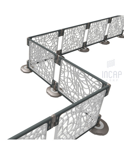 Skipper S4 Cafe Barrier | Individuelle Farbauswahl | Modulares Personenleitsystem kaufen