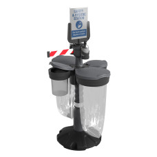 Skipper Safety Station 2 Hygiene & PPE Kit (KIT02) | Silber | Rot-Weiß