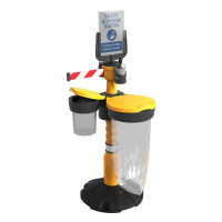Skipper Safety Station 3 Hygiene & PPE Kit (KIT03) | Yellow | Red/White Chevron