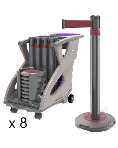 Skipper Q Personenleitsystem 24m | Silber & Rot kaufen