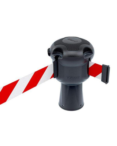 Gurtbandkassette Skipper 9m | Orange & gelb-schwarzes Warnband kaufen