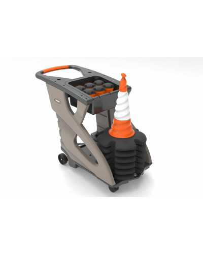 Skipper Mobiles Personenleitsystem 54m | Orange & Schwarz-Gelb kaufen