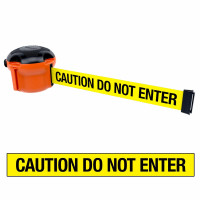 Skipper XS 9m Retractable Wall Barrier | Orange | Yellow/Black 