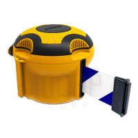 Skipper XS 9m Retractable Wall Barrier | Yellow | Blue/White
