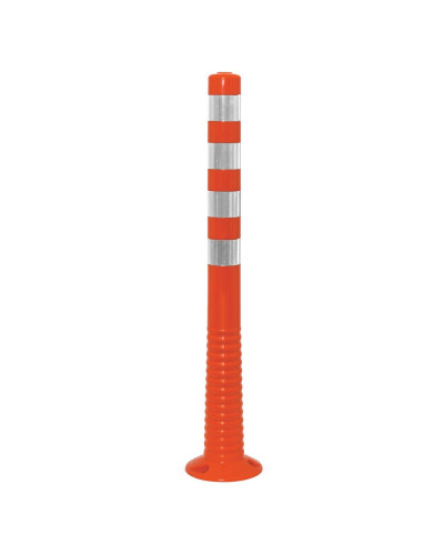 Flexi post Ø 80 mm made of polyurethane, red-white, total height approx. 1000 mm above ground . Buy in the online store.